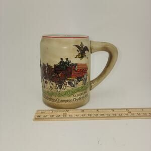 VINTAGE Budweiser St Louis MO Champian Clydesdales 1st Series Beer Mug Ceramarte